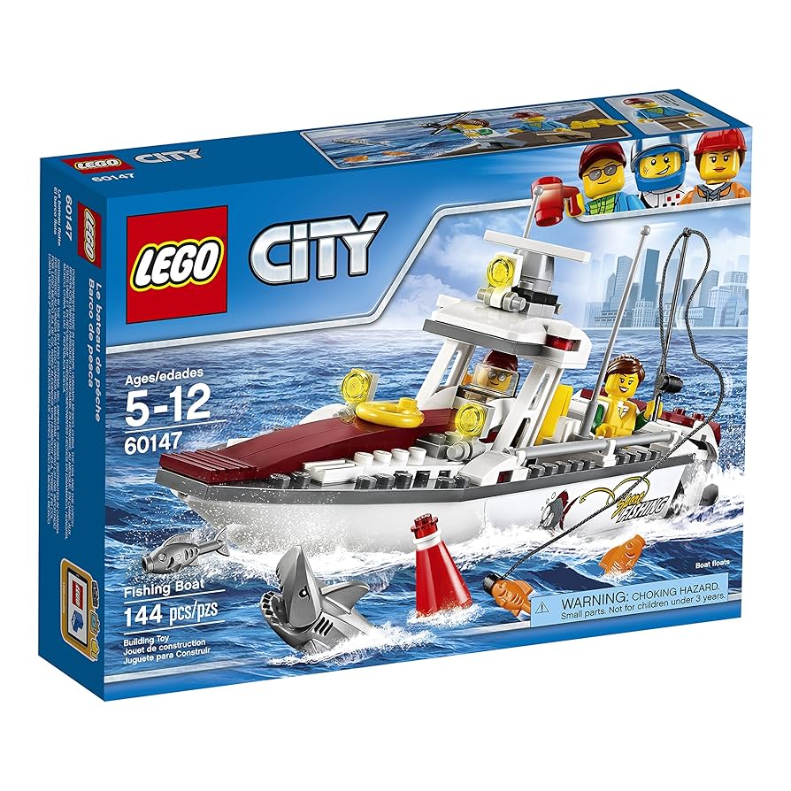 Amazon.co.jp: LEGO City Great Vehicles Fishing Boat 60147